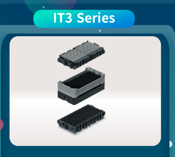 【產品推薦】支持10+Gbps高速傳輸，BGA夾層連接器-IT3系列
